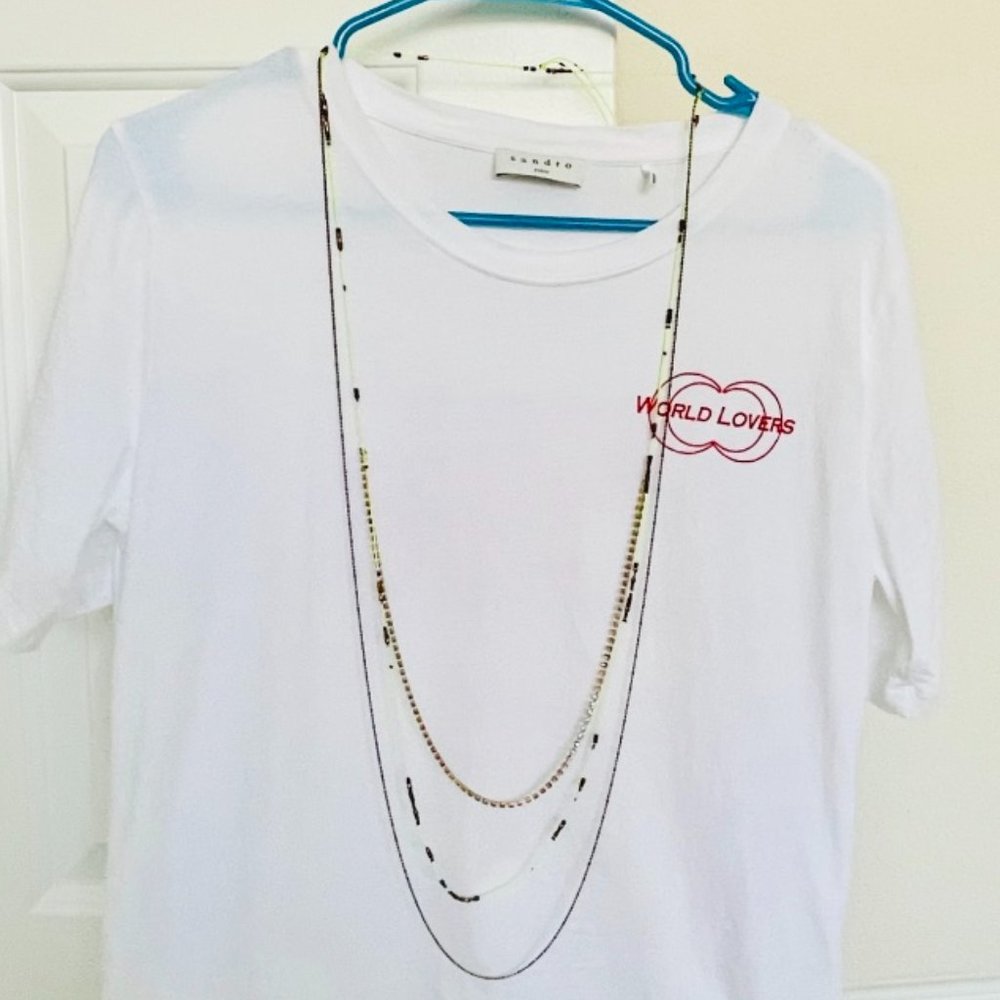 🍀NEW🍀 Serefina Long Three Layered Bead Necklace